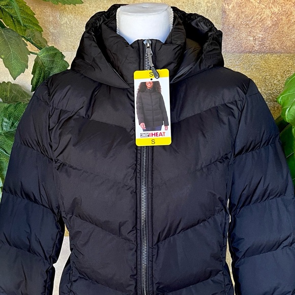 NEW 32 Degrees Women's Winter Hooded Puffer Water Resistant Jacket, Size S - Picture 4 of 15